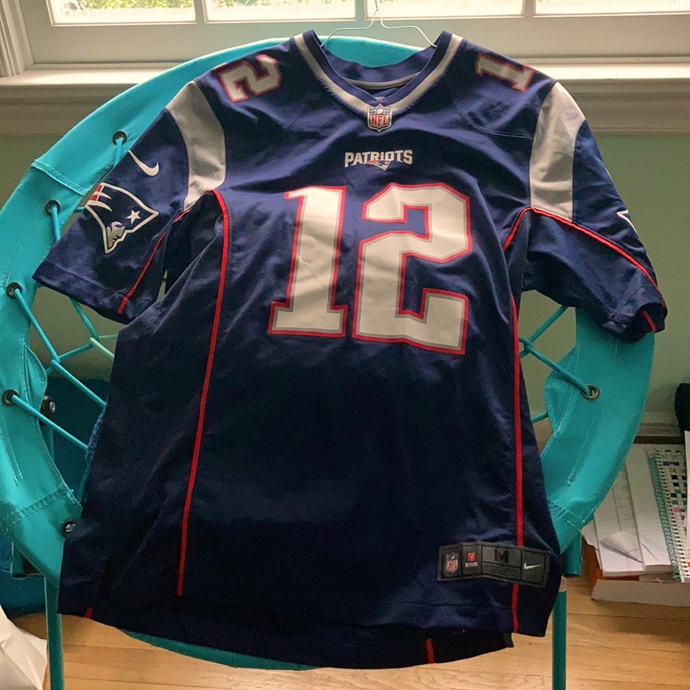 Navy Blue Tom Brady Jersey size medium